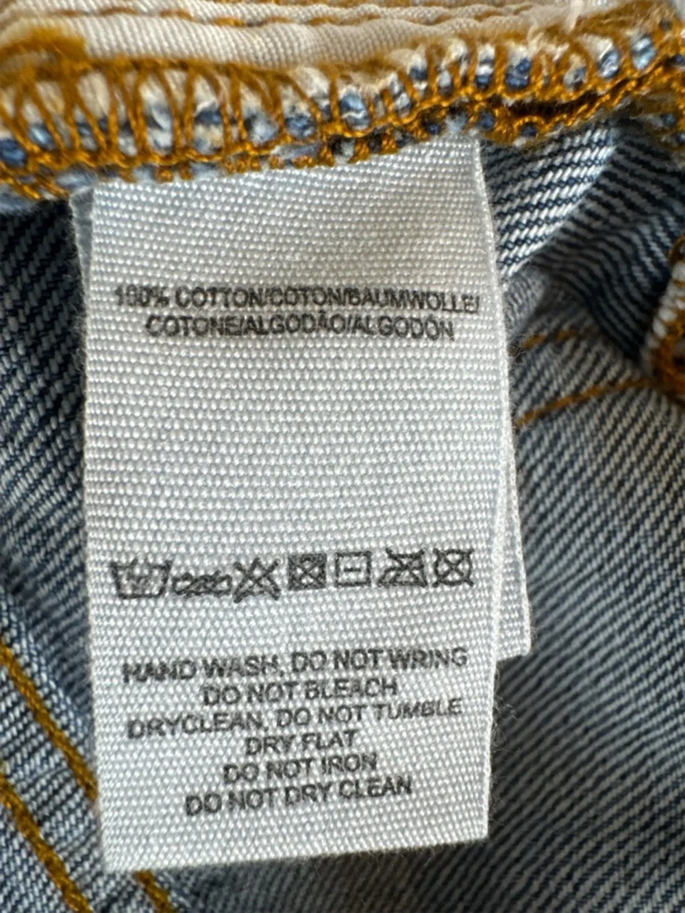FREE PEOPLE Midi Blue Denim Skirt with Side Slits.